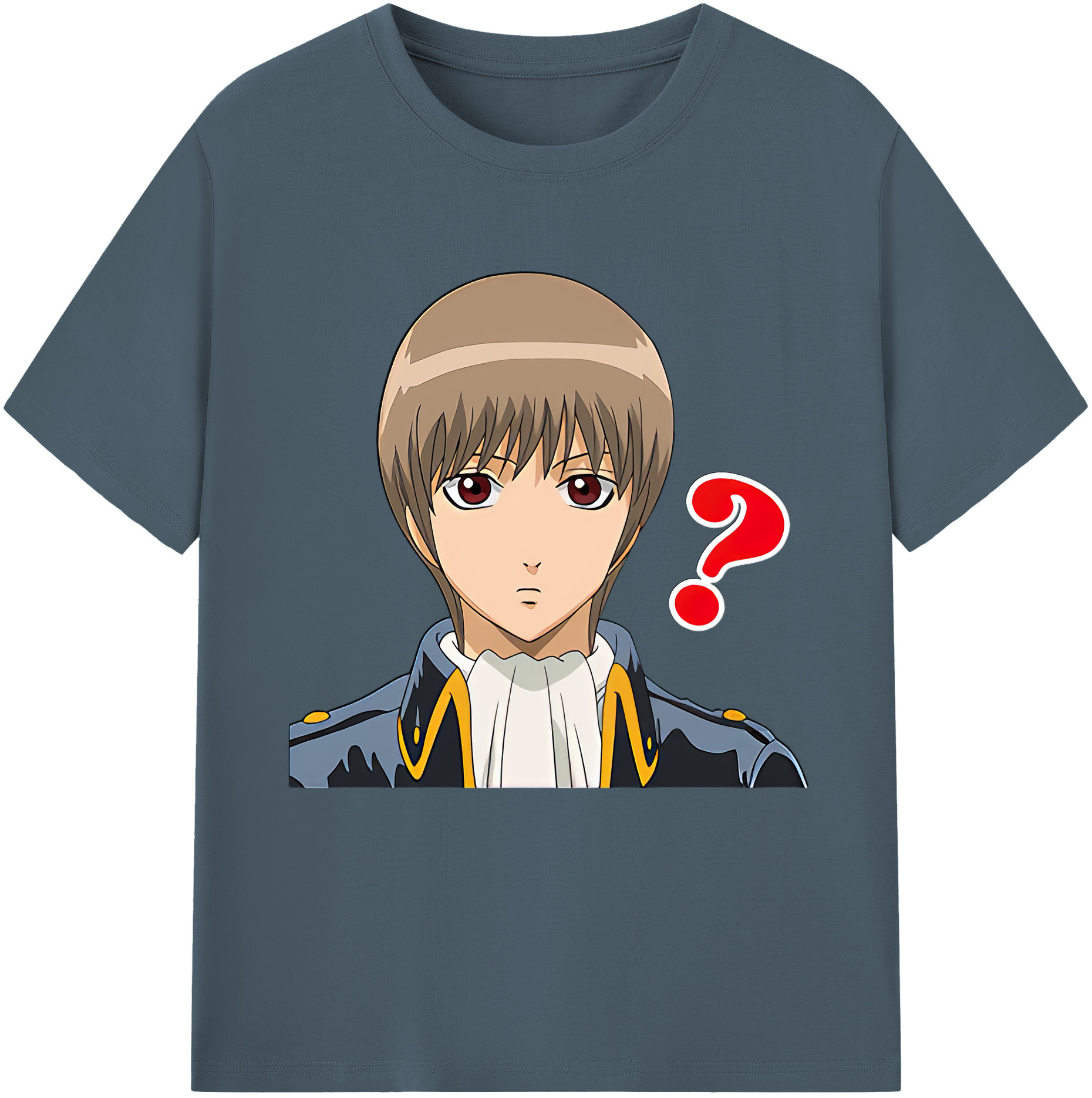 （画像用） ぎんたま 坂田銀時（さかたぎんとき） 神楽 志村新八（しむら しんぱち） GINTAMA Sakata Gintoki Kagura Shimura Shinpachi 綿100％半袖Tシャツ（フロントプリント）